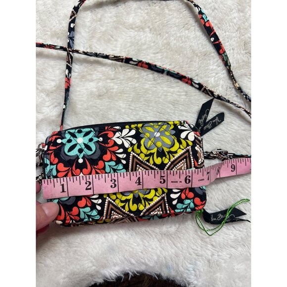Vera Bradley Sierra Floral Crossbody Wristlet With Strap - Picture 4 of 7